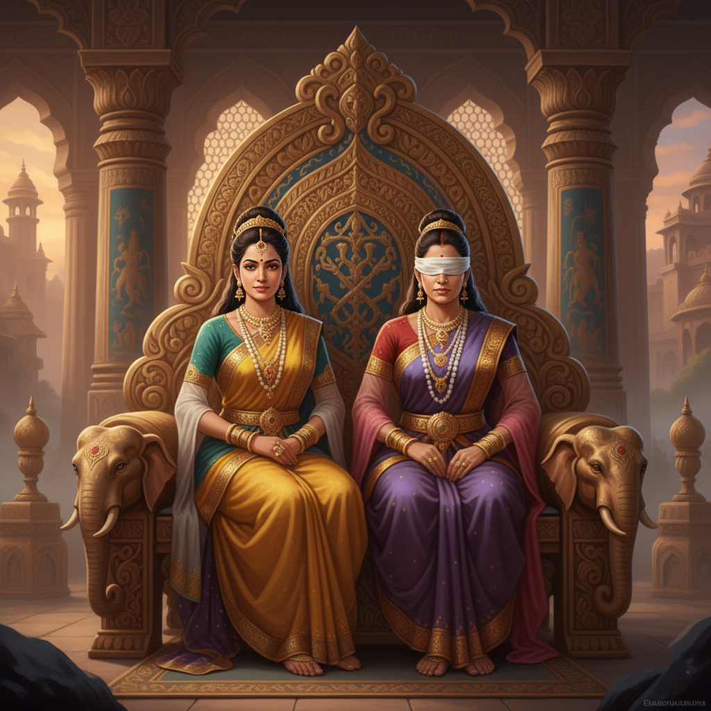 mahabharat- kunti gandhari